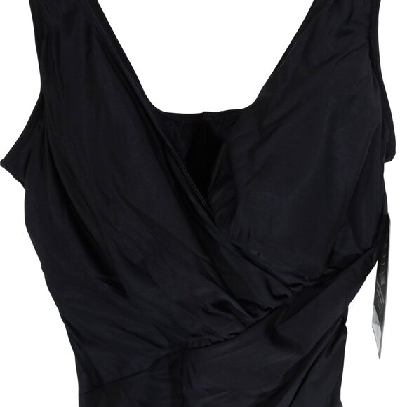 MIRACLESUIT Oceanus Slimming One Piece Swimsuit Size 22W NWT Black Classic - Picture 4 of 7